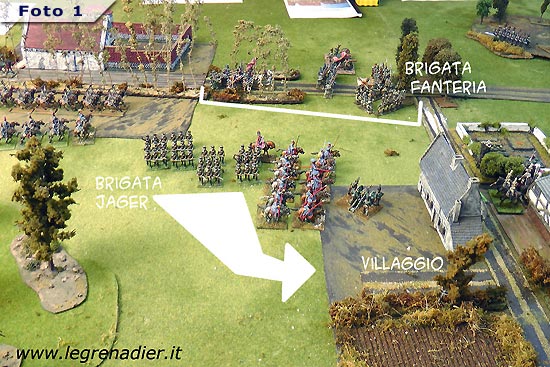 Battaglia di Montmirail ricostruzione con soldatini napoleonici